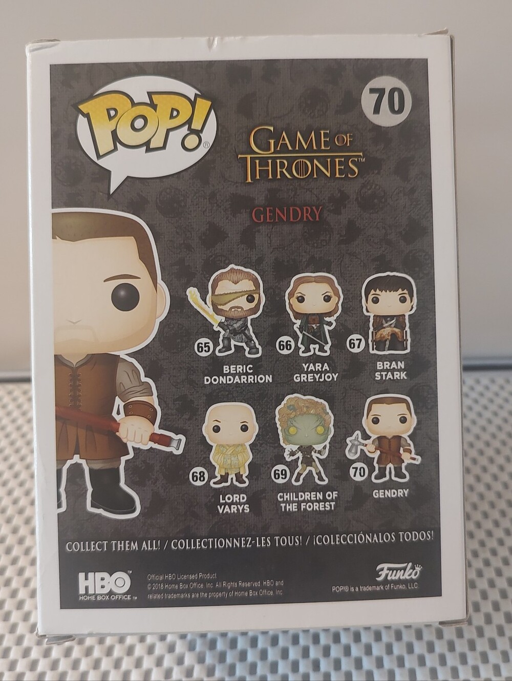 Funk Pop Game of Thrones Gendry #70 Vinyl Figure - Picture 2 of 2